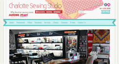 Desktop Screenshot of charlottesewingstudio.com